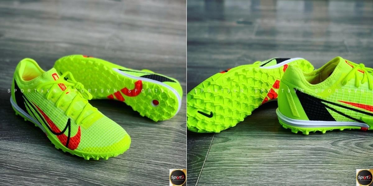 Nike Mercurial Zoom Vapor 14 Pro TF Motivation - Xanh Neon - CV1001-760